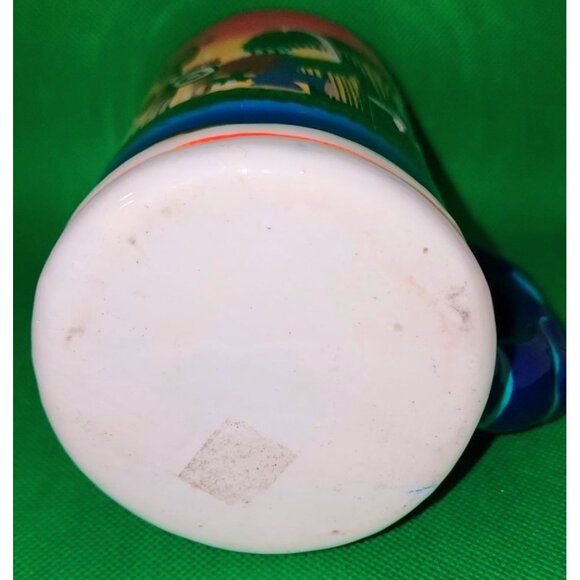 Hand-Painted Ceramic Mug Vibrant Aztec Design Coffee Tea - Picture 9 of 11